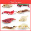 Underwater Animal Pvc Pipi Shrimp And Crab Sculptures Pack With Lifelike Marine Creatures For Aquarium Display