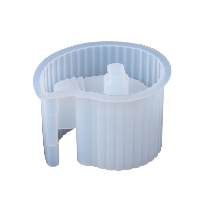 

Staircase Silicone Candle Holder Molds For Epoxy Resin Craft Making Tealight Stand Candle Holder Home Decoration 1