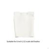 1:12 White Vest, Fashion Doll Accessories for 6 Inch Model Body Dress Up