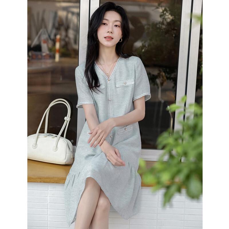 Demana Women s V-neck A-line Dress S