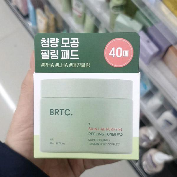 BRTC Skin Lab Purifying Peeling Toner pad 40sheet One thing