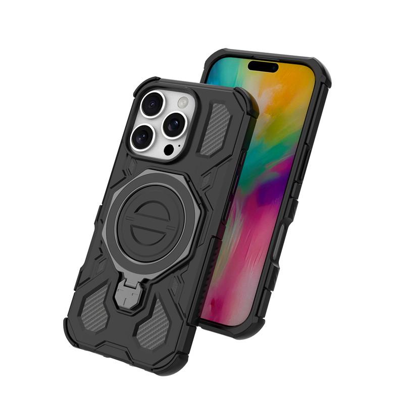 Magnetic Armor Case For iphone 16 Pro Cases For iphone 16 Pro 16e iphone 16 Pro Max Cover Magsafe Wireless Charging Phone Cover