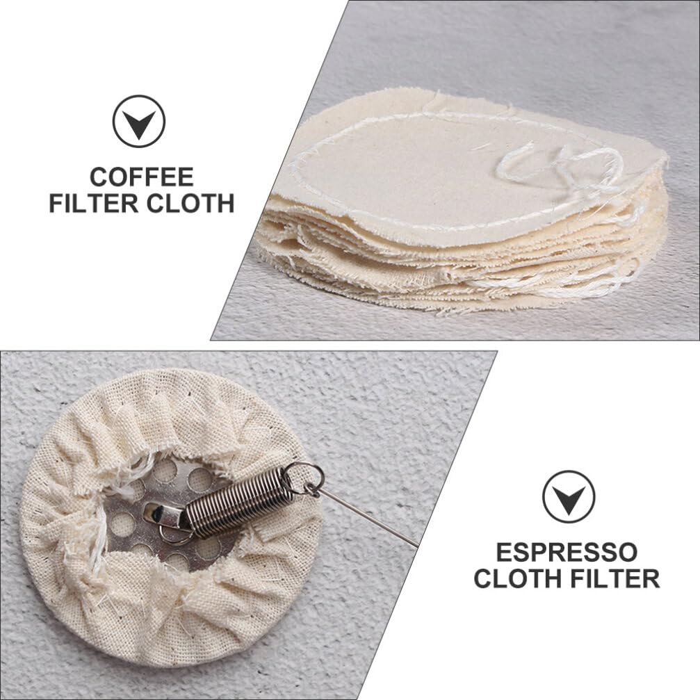 Cabilock 20pcs Coffee Siphon Cloth Replacement Filters for Siphon Coffee Maker Filters for Home Coffee Maker Siphon Coffee Maker Vacuum Pot Filters