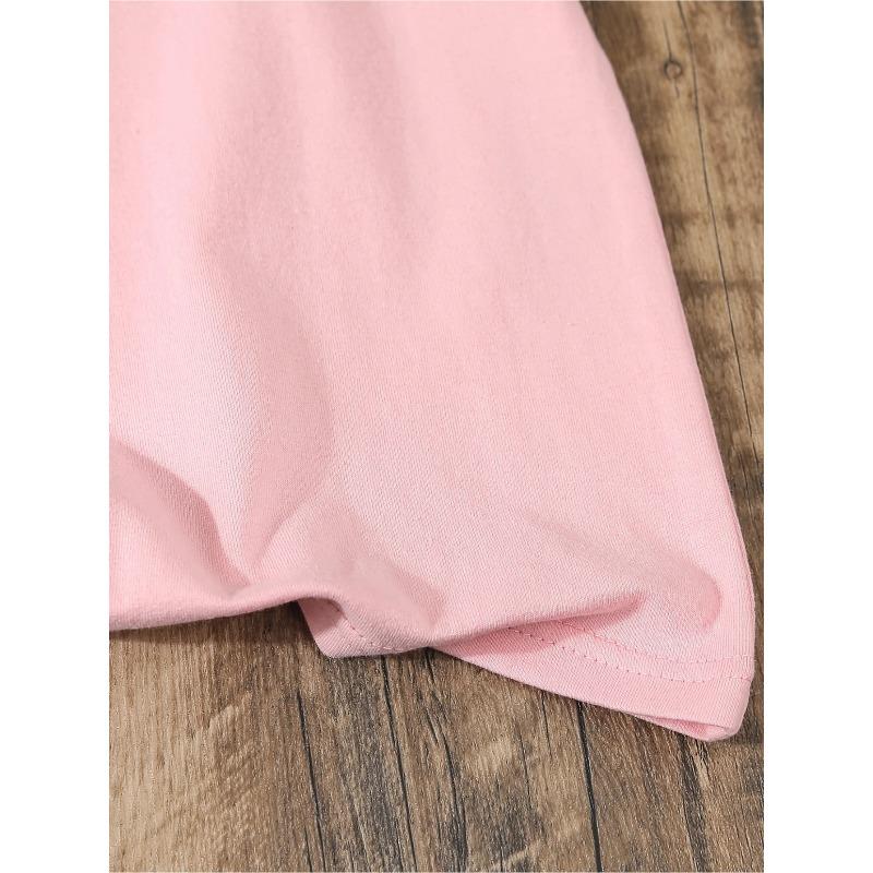 Fruits Letter Strawberry Print Short-Sleeved Round Neck T-Shirt