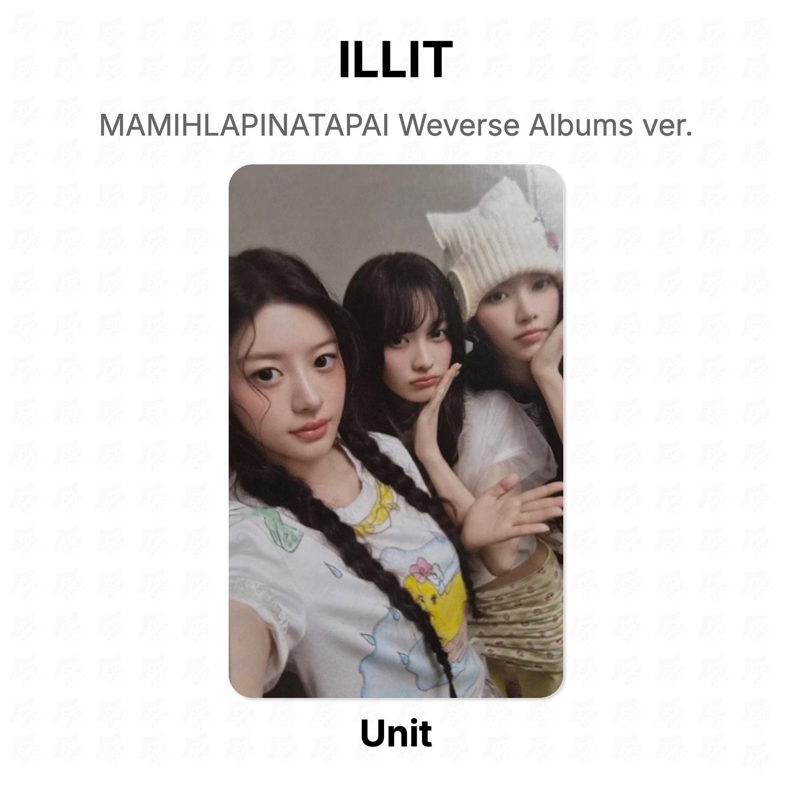 ILLIT MAMIHLAPINATAPAI Weverse Albums ver. Official Photocard Unit