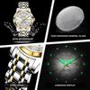 Simple Elegant Design Quartz Watch Diamond Watch For Women Creative Steel Waterproof Wristwatch