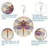 Colorful Dragonfly 3D Metal Wind Chime – Handcrafted Outdoor Hanging Decor for Garden, Patio, or Home | Artistic Gift for Weddings, Birthdays