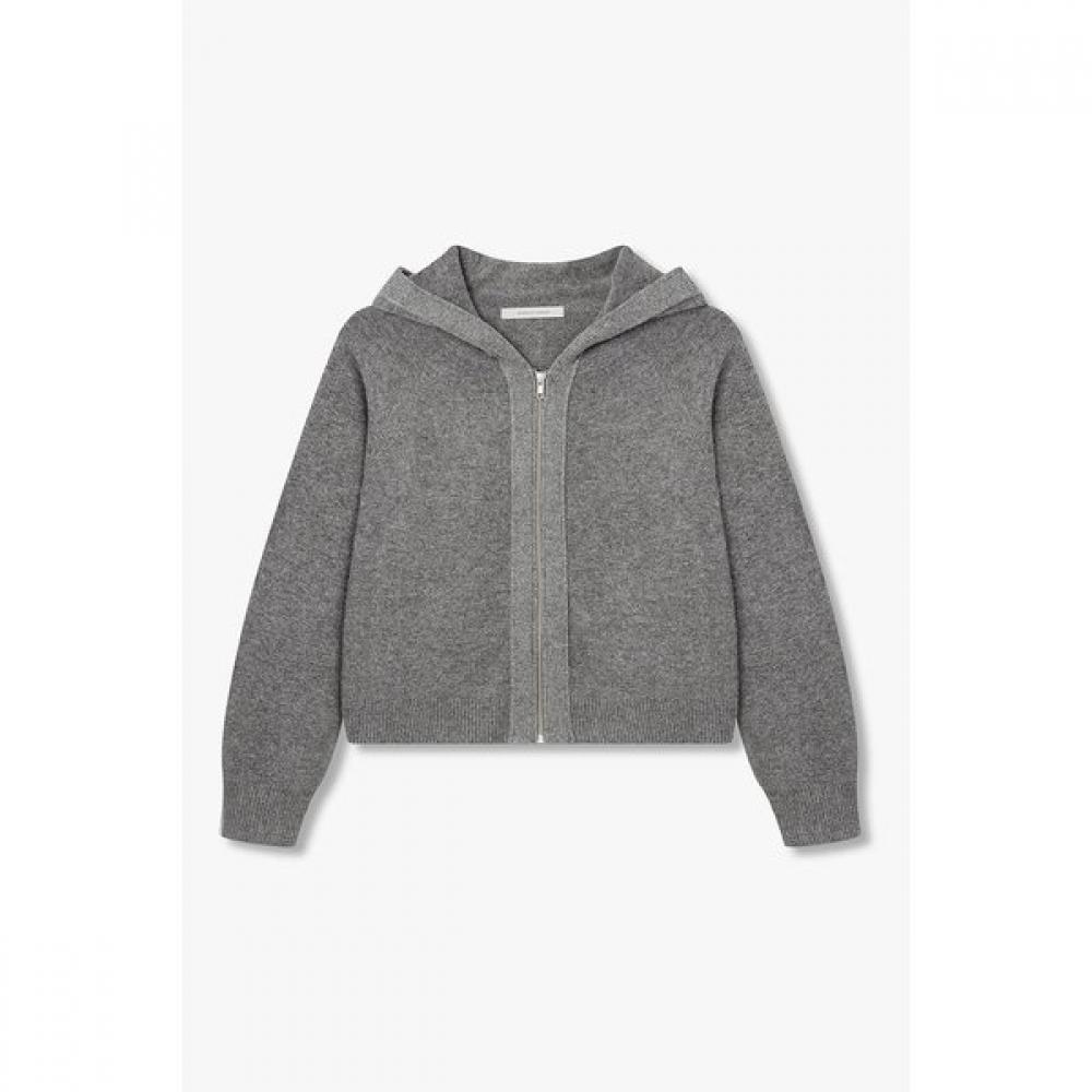 VOV Angora Blend Hooded Zip Cardigan  7156150100 