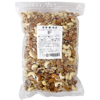 Tomizawa Shoten Mieszane Orzechy Organiczne 1 kg Certyfikat JAS (TOMIZ) (Orzechy organiczne/mieszane/migdały/orzechy nerkowca/orzechy włoskie/przekąski/do użytku komercyjnego/duża pojemność)