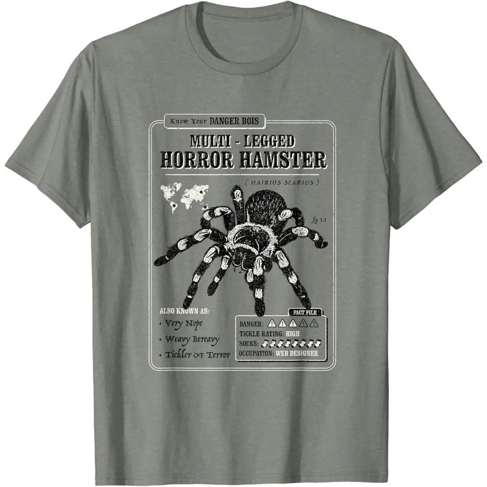 Multi-Legged Horror Hamster Funny Tarantula graphic T-Shirt