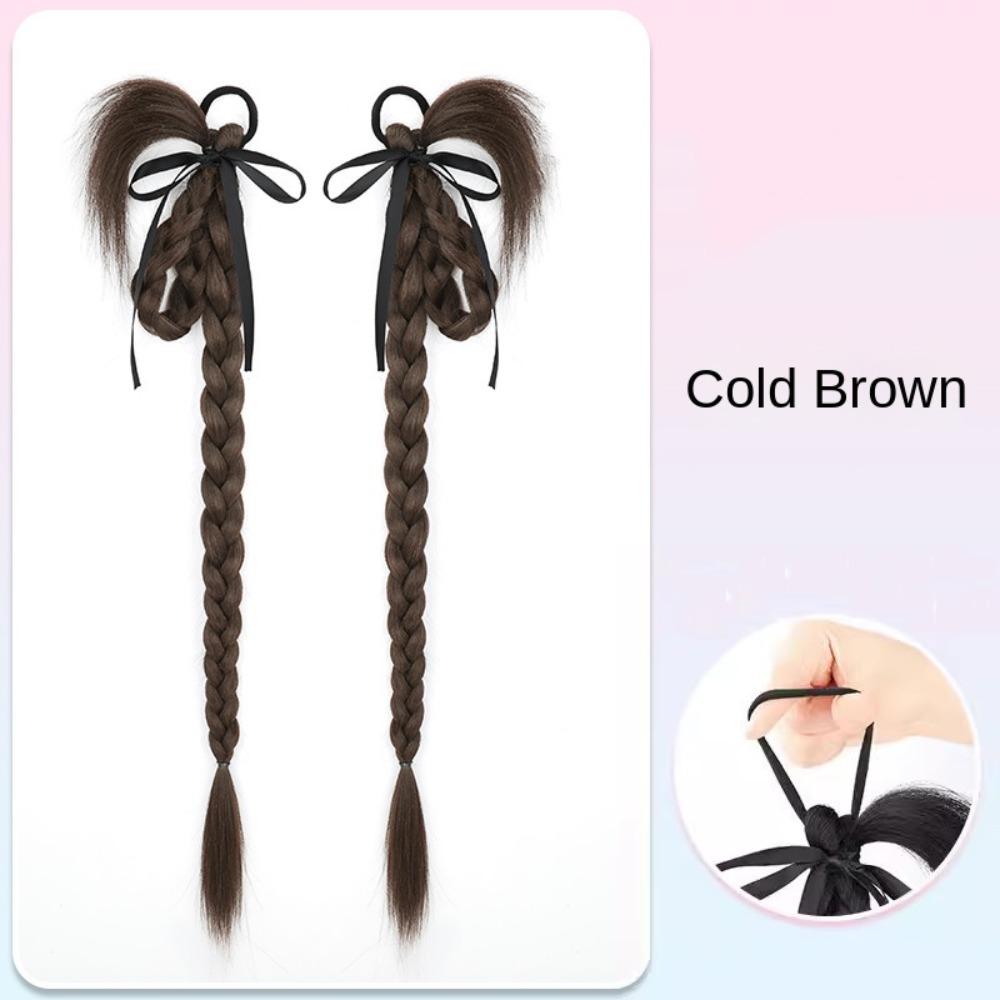 2Pcs Twist Braid Wig Bubble Braid Fried Dough Chicken Feather Boxing Braid for Women