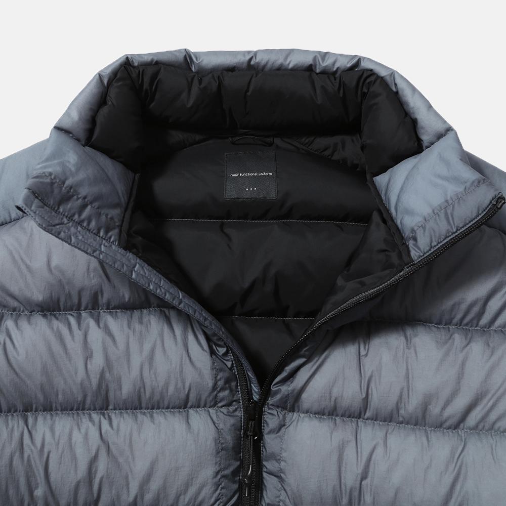 Moif [Aw25] Helium Down Jacket / Sheer Dusty Blue