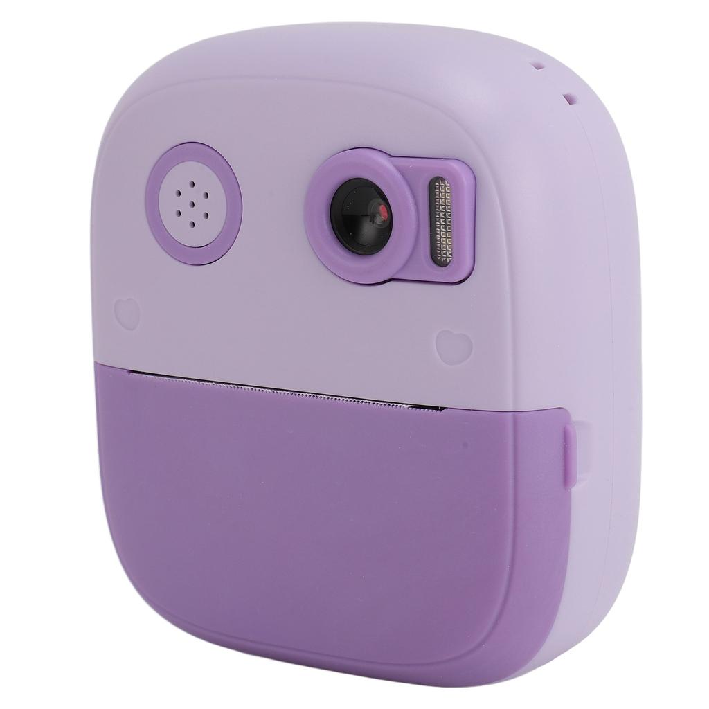 Instant Print Camera for Kids 2.4 Inch IPS HD Screen 1080P Dual Lens 8X Digital Zoom Autofocus