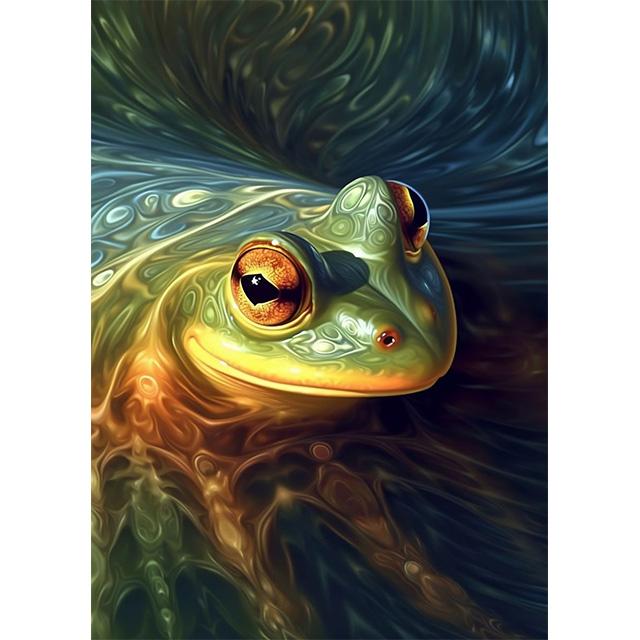 Golden Glowing Animal On Black Background Prints Poster Canvas Painting Modern Wall Art Pictures Living Room Bedroom Home Decor