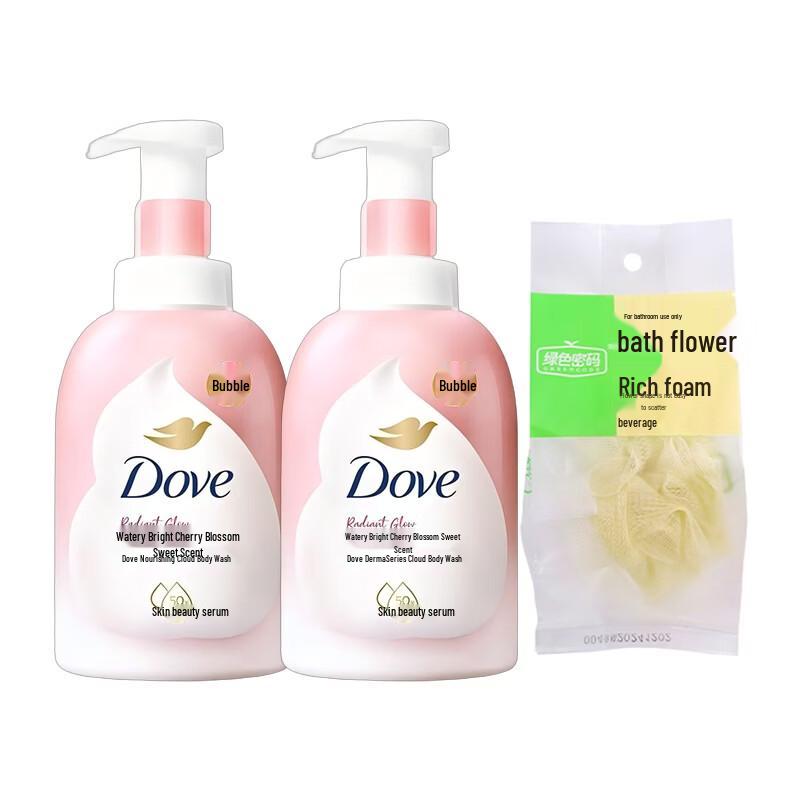 Набор пенящегося геля для душа Dove Цветение вишни