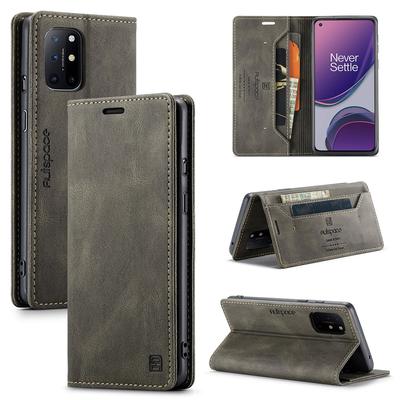One Plus 8T Hülle Flip Leder Handyhülle Für OnePlus 8T Hülle Luxus Magnetische Flip Wallet Coque One Plus 8T Hülle