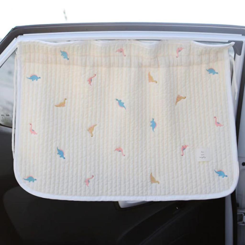 Car Sunshade Curtain Cute Cartoon Side Window Sun Block Cover Sun Shade UV Protection for Kid Baby- Infant Toddler Child