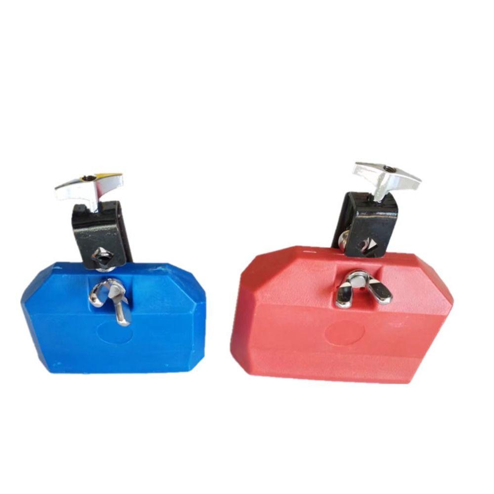 Cheering Bell Drum Clapper Blue Red Drum Jam Block Durable Drum Bell Set  Kindergarten