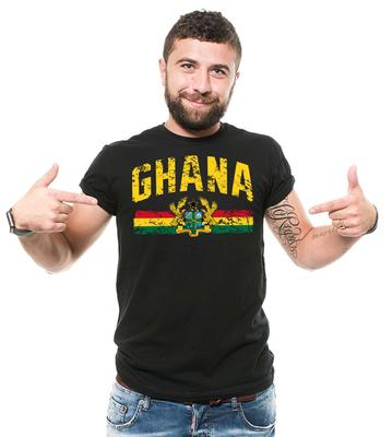 Ανδρικό T-shirt Γκάνας T-shirt Γκάνας Πατριωτικό Εθνική Σημαία Λογότυπο Μπλουζάκι Γκανέζικα Δώρα T-shirt Unisex T-shirt