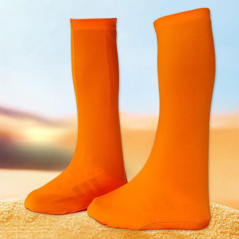 

High Elastic Anti-Sand Anti-Dust Outdoor Trekking Shoes Covers Cloth Long Shoe Cover Shoe Accessories High Tube Shoe Protection as the picture