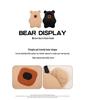 Cute Bear Plush Winter Car Seat Cushion for Mazda EZ6, CX30, CX50, and Mazda 6