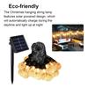 30LED Beads Solar Powered Light Strings Garden Waterproof LED Holiday Lighting Rechargeable RGB Lamp Home Decorative Lighting