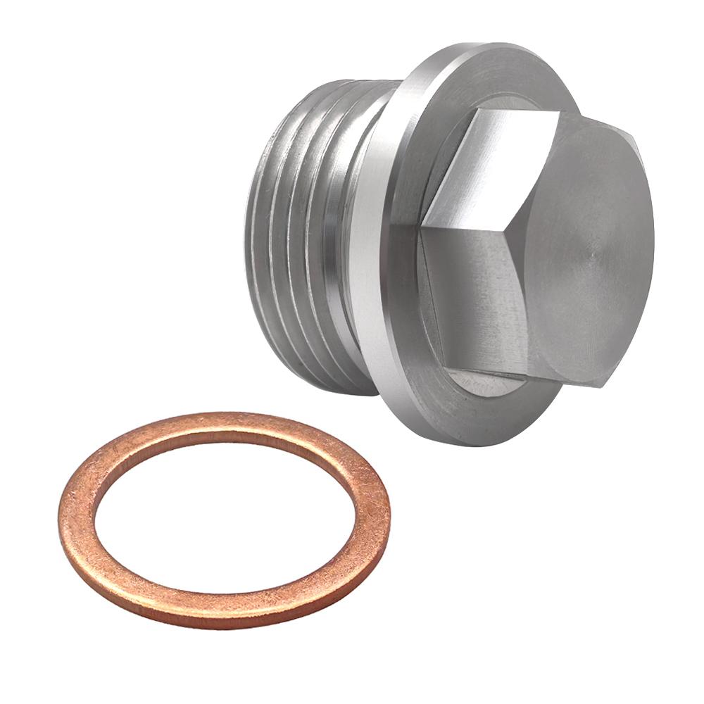 Stainless Steel Oil Pan Screws for Cars M22*1.5 Threads Car Accessories Drain Plug Oil Pan Magnet Screws Fuel System Fittings7