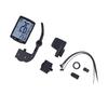 Bicycle Speedometer Wireless Cycle Computer Waterproof Cycling Odometer 2.8in Screen LED Backlit Black with White Light