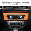 Top Suede Trim LHD RHD Sticker For Renault Fluence Megane 3 RS 2009 2010 2011 2012 2013 2014 2015 Car Central Control CD