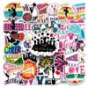 50 Cheerleading Gymnastik Graffiti Sport Dekorative Wasserbecher Koffer Notizbuch Graffiti-Sticker