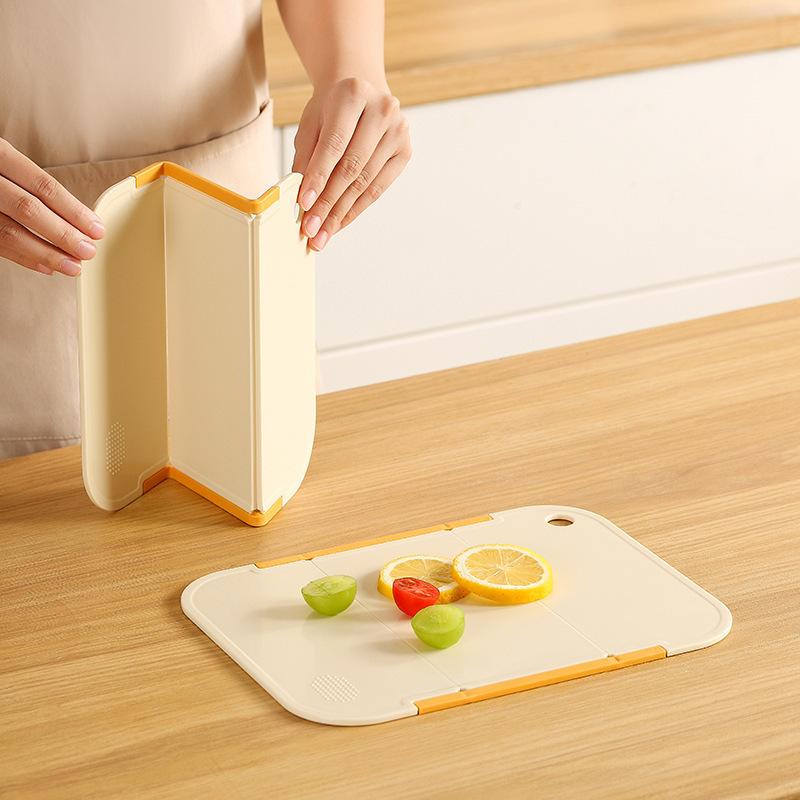 Foldable Cutting Board With Transfer Function Non Slip Chopping Board For Kitchen Food Prep