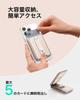 New Aura MagSafe Card Case with Increased Storage 5 Card RFID Smartphone MagSafe Adjustable Compatible with iPhone and Google Pixel 10 Series