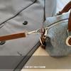 Denim Mini Boston Bag Women's Shoulder Crossbody Bag