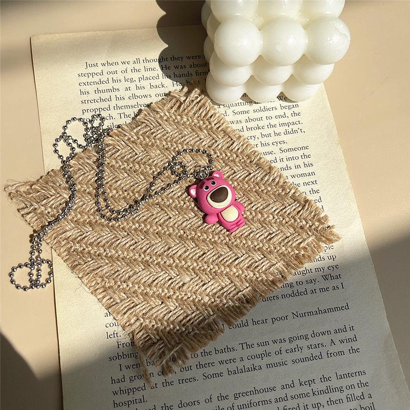 New Disney Toy Story Woody Buzz Lightyear Alien Anime Cartoon Necklace Creative Personality Clavicle Chain Clothing Accessories