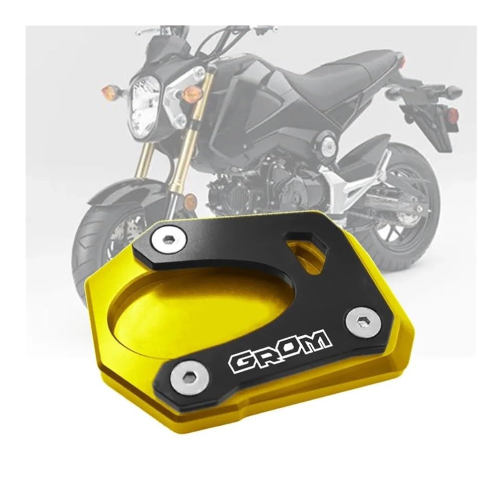 Side Stand Pad Foot Support MX-125 Grom 125 Grom 125 2013-2023 Motorcycle CNC Kickstand