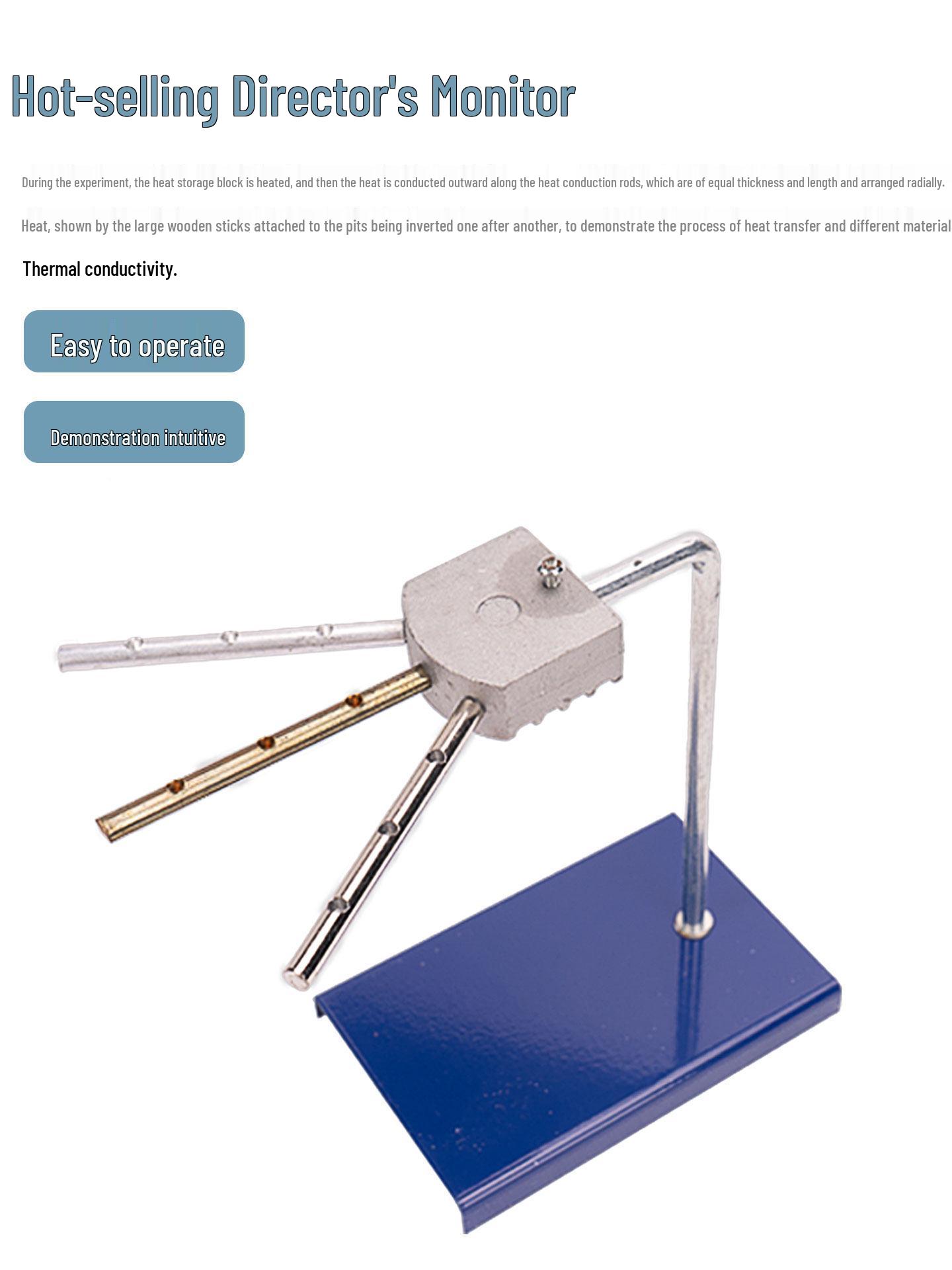 Metal Thermal Conductivity Demonstrator for Primary School Science Size N/A