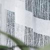 Wiktoria - Ready-made Jacquard Curtain with Bottom Trim - - White