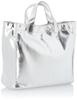 Soft Metallic Shopper Tote
