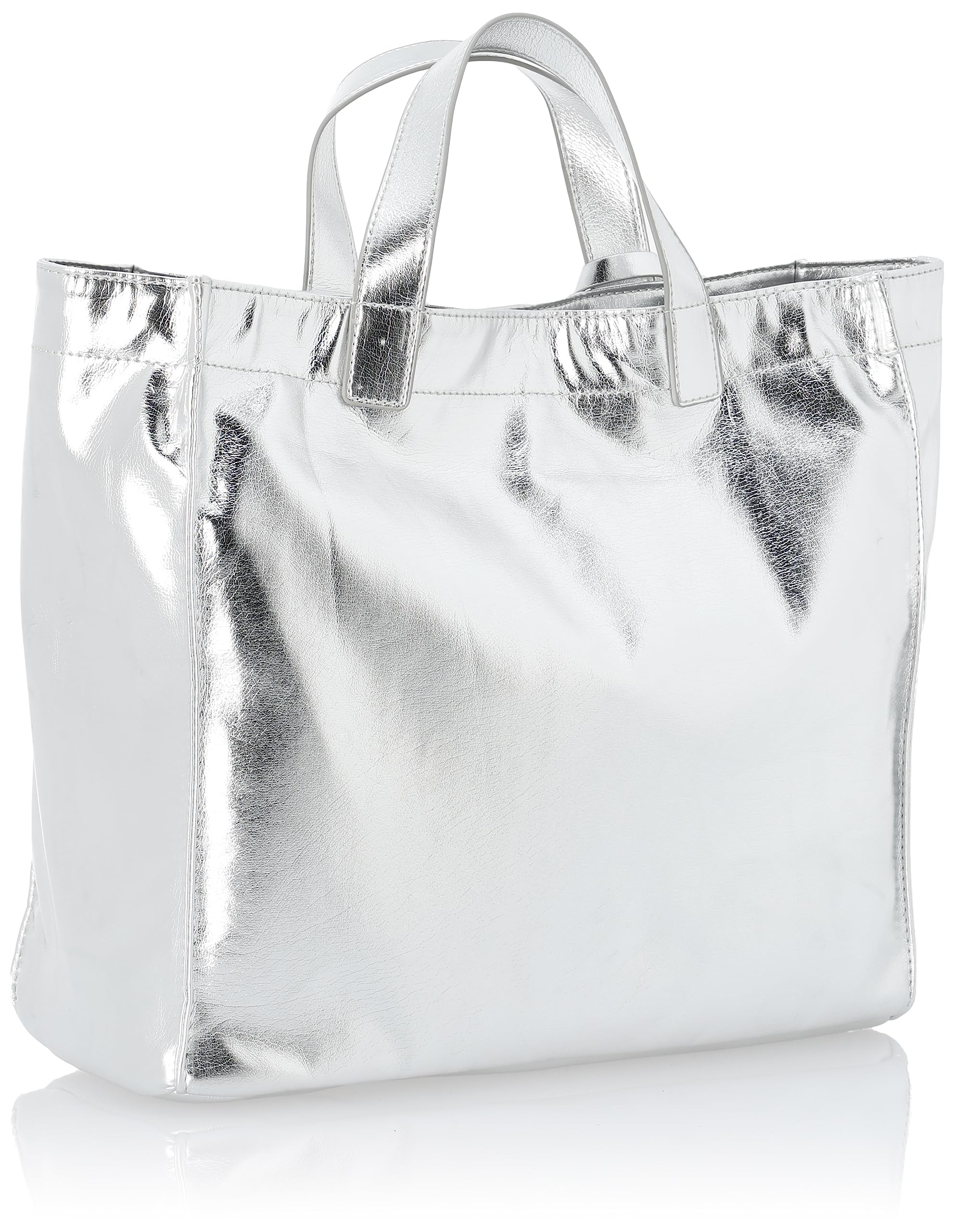 

Soft Metallic Shopper Tote