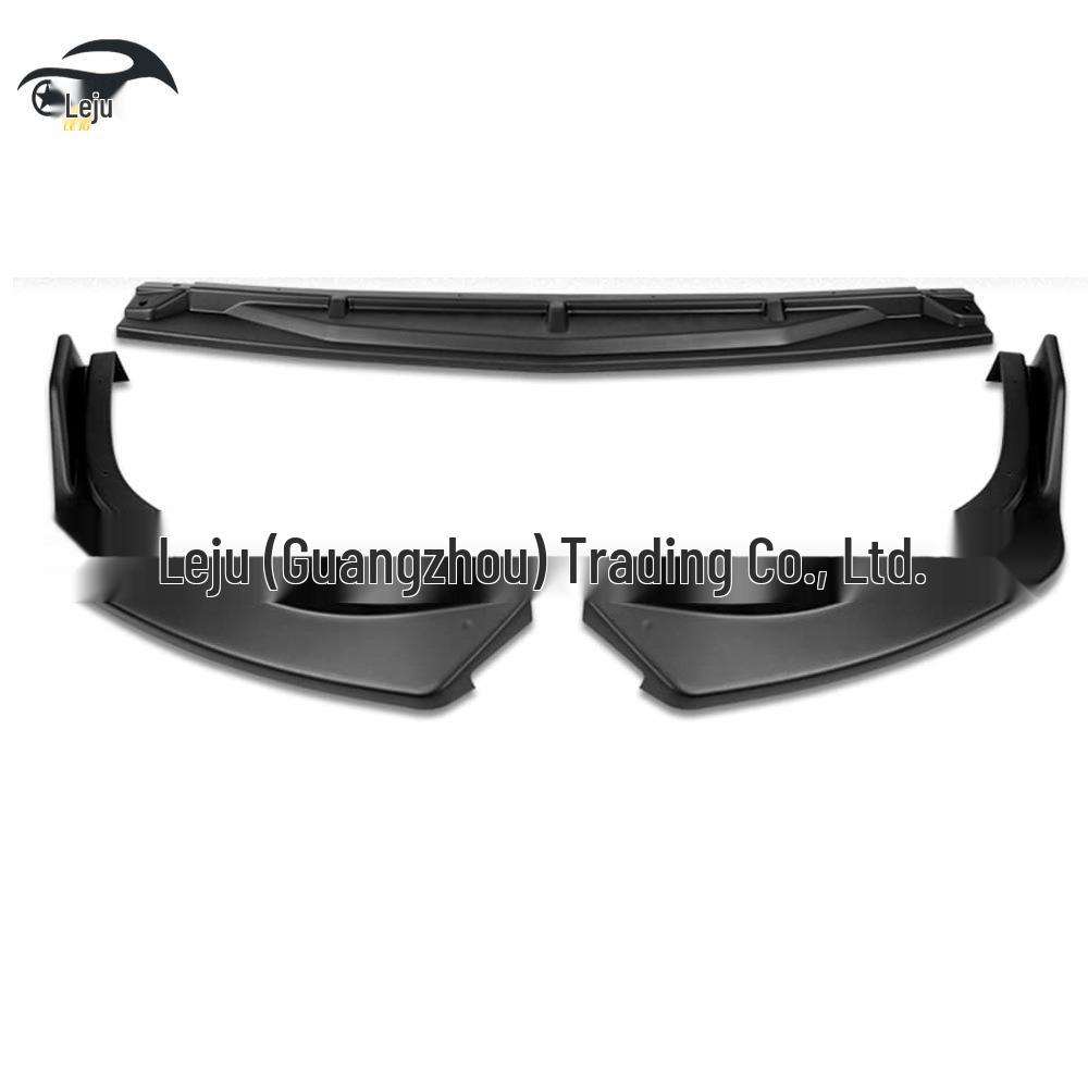 Front Lip Bumper Guard for 2020-2022 Sonata 10th Gen - Anti-Collision Protection Matte Black
