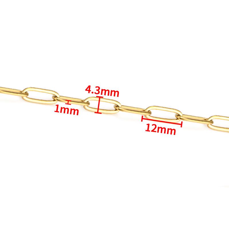 Stainless Steel Oval Link Chain for DIY Jewelry Making: Necklaces & Bracelets