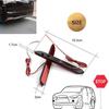 Universal Toyota LED Fiber Reflectors with Flowing Sequential Brake and Turn Signal Left and Right Set for Rear Tail and Backup Beautiful Red