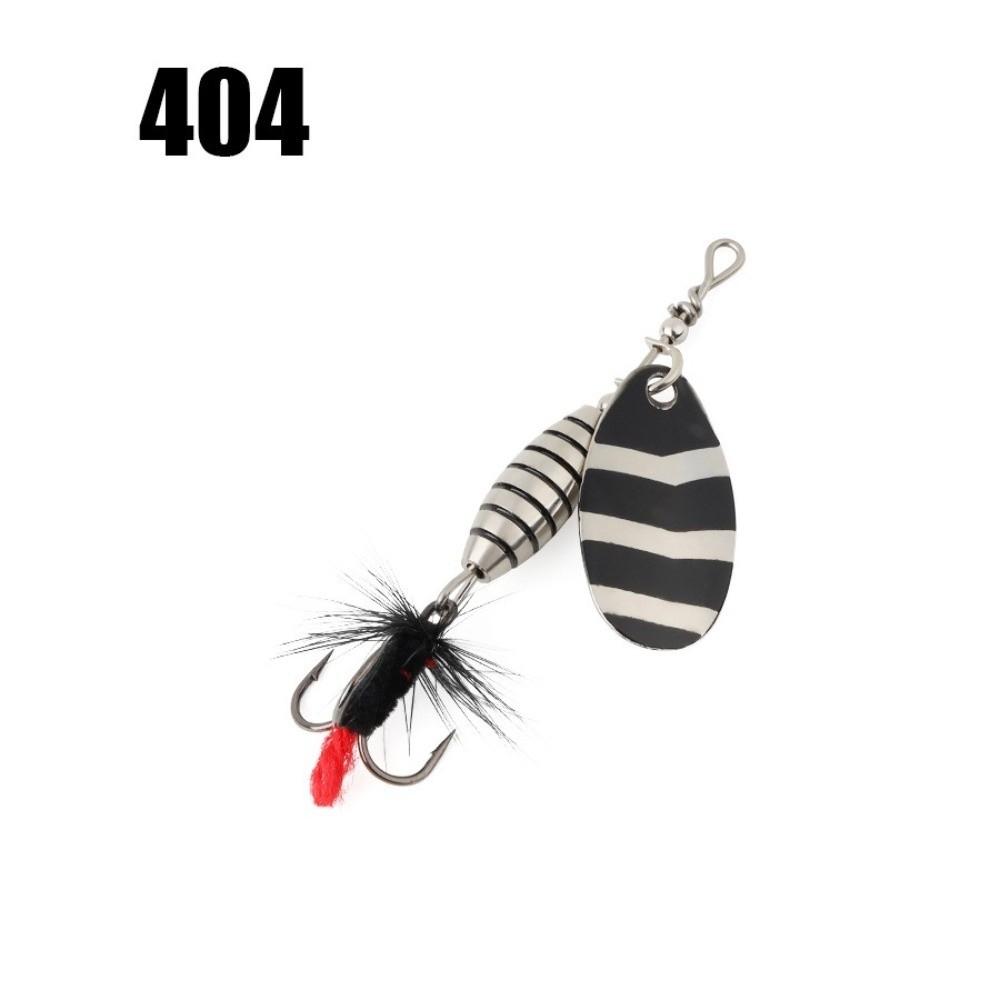5.3g Weight Spinner Lure Feather Treble Hook Bait Design Hard Lure Brass Material Metal Construction Fishing Tackle Pesca