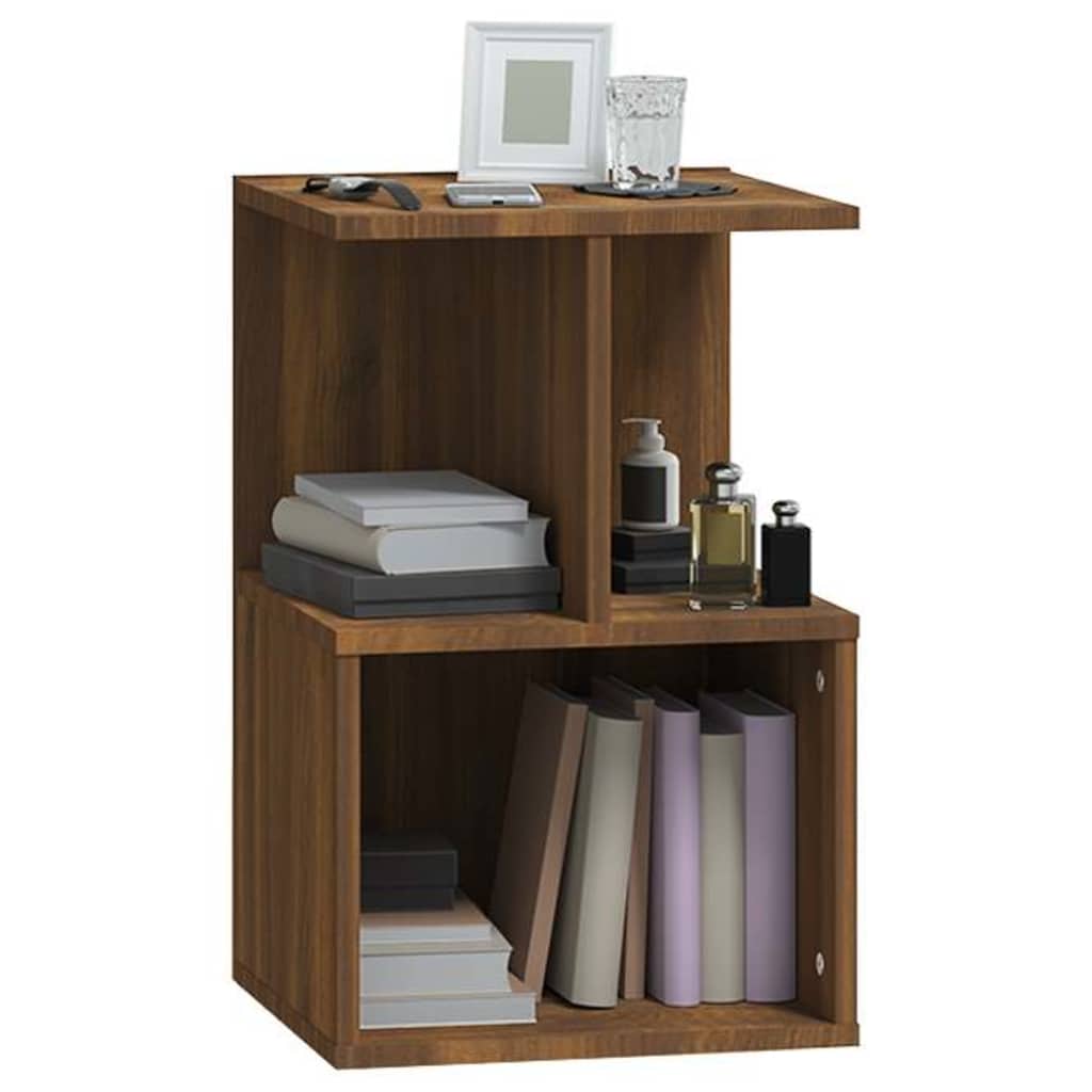 Nightstands 2 pcs Brown Oak Effect 35 x 35 x 55 cm Particleboard