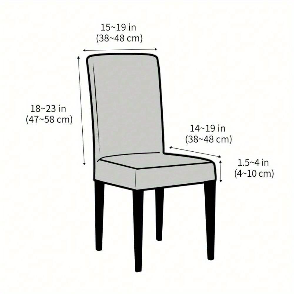 1Pc Velvet Fabric Chair Cover Super Soft Chair Covers for Dining Room Luxurious Office Seat Cases Stretch for Banquet