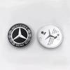 For Benz S-W22Car Engine Logo Metal Flat Hood Emblem Front Badge Accessories For Mercedes Benz AMG W204 W205 W203 W211 W212 W213 W201 W210