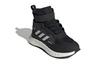 Adidas Abrasion Resistant High top Kids' Running Shoes Black White Kids' FZ2505