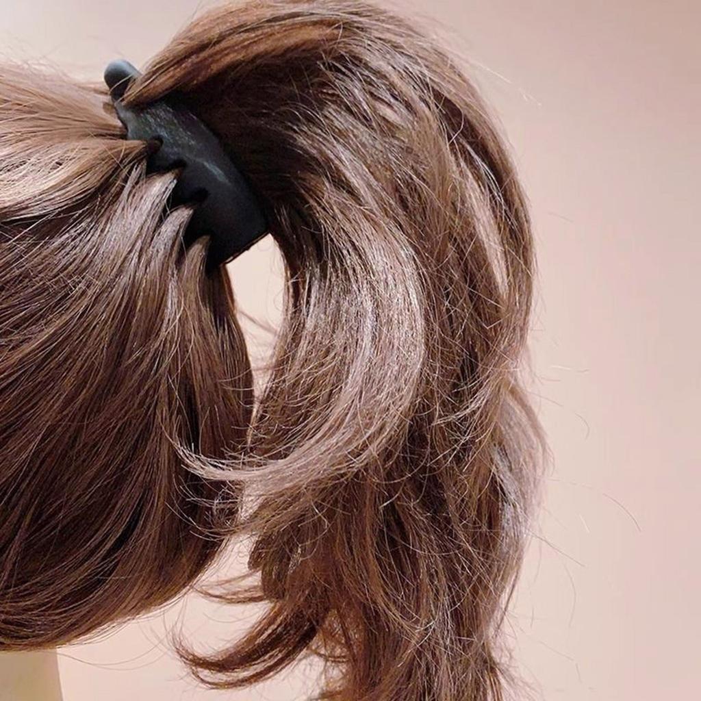 Matte Color Banana Hair Claw Clip For Women Elegant Updos Styler NonSlip Hair Grip For Thin Hair With 4 Color Optional