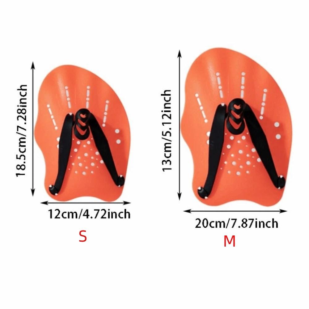 Silikon-Armbänder Schwimmtraining Handpaddel Verstellbare Handflossen für Erwachsene und Jugendliche