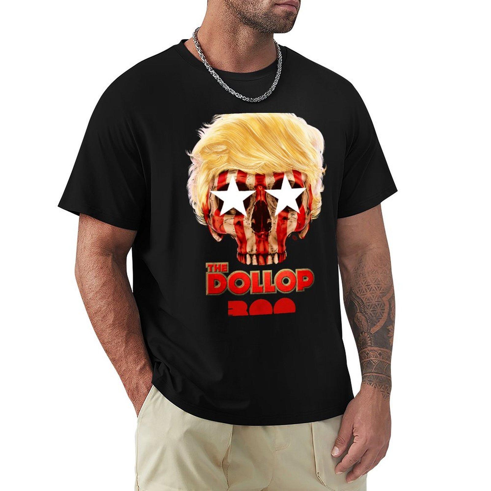 

DOLLOP 300 TShirt vintage anime vintage clothes t shirts for men cotton 4XL